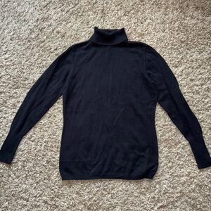 Black Turtleneck Sweater